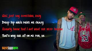 Chris Brown &amp; Tyga - Drop Top Girl [LYRIC VIDEO]