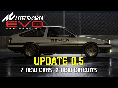 Assetto Corsa EVO - 0.5 update - 7 new cars, 3 new tracks - Physics update + DLSS 4.5