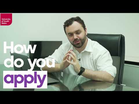 How to apply at the University of South Wales for admission