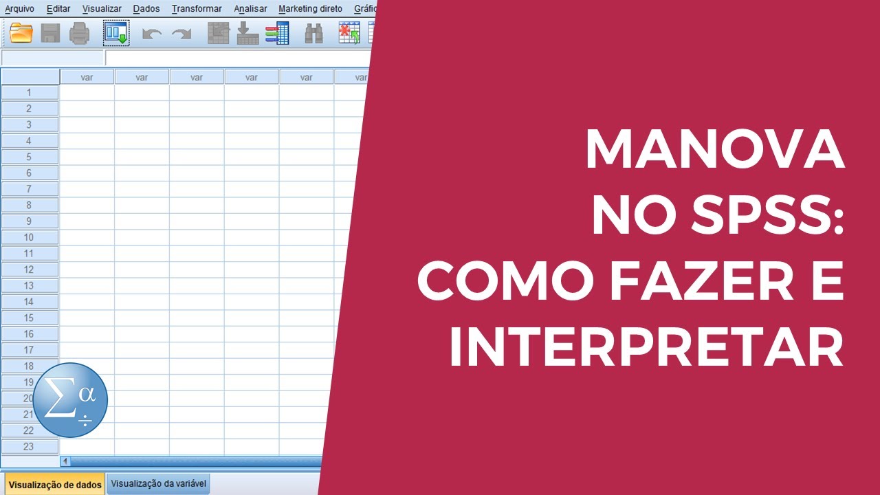 MANOVA (ANOVA multivariada) no SPSS (Parte 2)