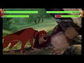 Tod And Vixey Vs Amos Slade And Copper With Healthbars