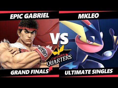 Captain's Quarters 2 Grand Finals - Epic Gabriel (ROB, Ryu) Vs. T1 | MkLeo (Greninja) SSBU Singles