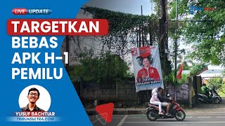 Bawaslu Tragetkan Kota Bekasi Bersih dari Alat Peraga Kampanye pada H-1 Pencoblosan di Pemilu 2024