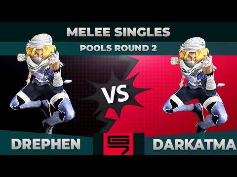 Drephen vs Darkatma - Melee Singles: Pools R2 Losers Quarterfinal - Genesis 7 | Sheik vs Sheik