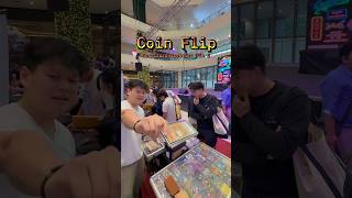 Our first coin flip of the day during last weekend’s show at Ayala Malls Manila Bay 🔥 #pokemon