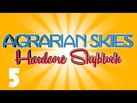 FTB Agrarian Skies #5 First Machines! (Minecraft Modded Skyblock)