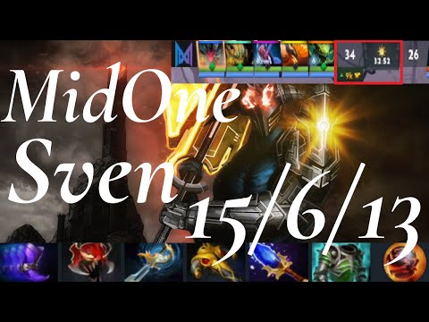 MidOne Sven vs Terrorblade - one wave, 9k back, 3mins GG - OG vs Nigma game1 - Omega League
