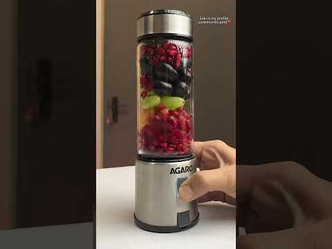 Check the portable blender!Perfect for shakes and smoothies.Compact 600ML design for on-the-go use.