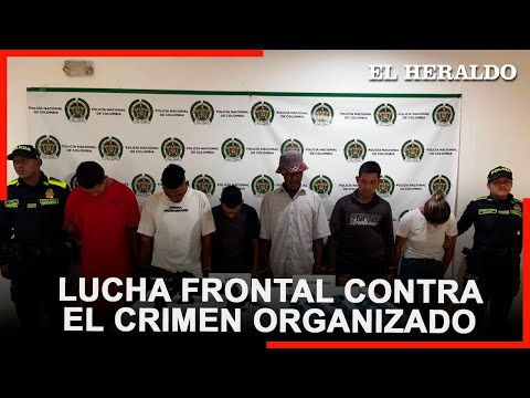 Con la captura de seis personas, Policía logra el esclarecimiento de 10 homicidios en el Atlántico