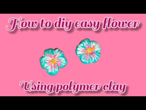 Easy DIY Polymer Clay Flowers  | How to Diy Clay Craft
