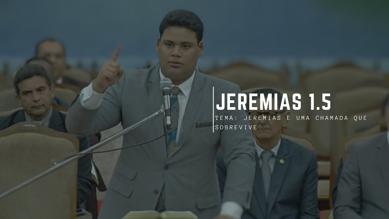 Pregador Sergio Paulo | ADPB Templo Central | Jeremias uma chamada que sobrevive.