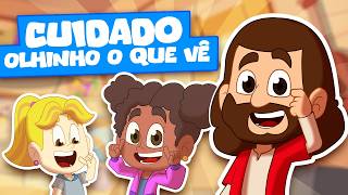 Cuidado olhinho o que vê! – Turma Nô Vadão – Clássicos Cristãos – Música Infantil Cristã