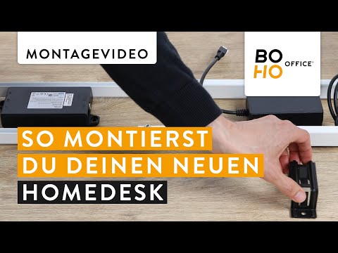 Höhenverstellbarer Schreibtisch Homedesk Wildeiche Dekor - Breite: 140 cm - Weiß