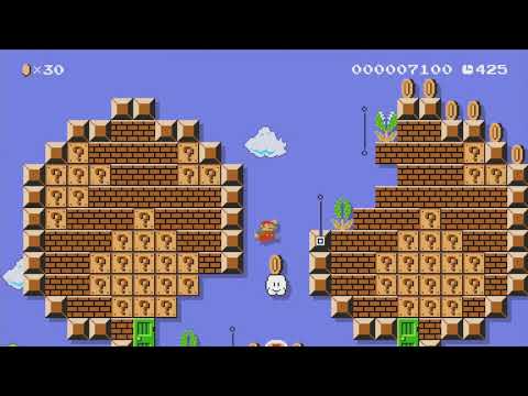 ♡ W4-3 Yoshi's Island in Chaos ♥ by ♪☆Peachy★♪ - Super Mario Maker - No Commentary 1bo