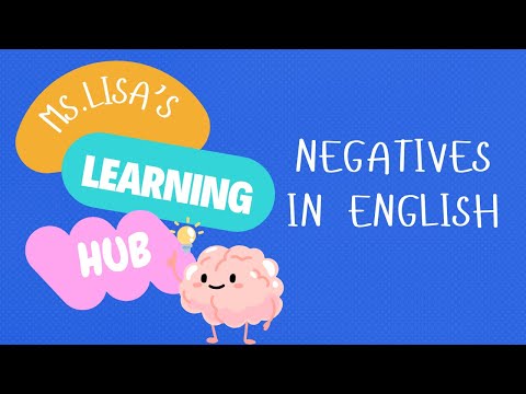 Negatives in English | Easy Grammar Guide for ESL Beginners
