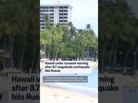 Hawaii tsunami warning youtube