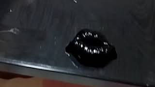 スライム触ってたら何か……リアル唇に…………(|||´Д｀)