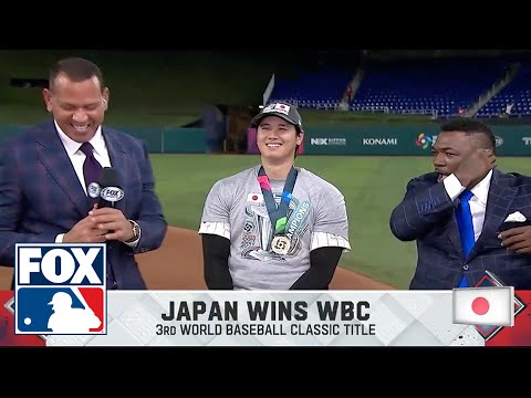 Shohei Ohtani talks matchup against Mike Trout and Japan's WBC championship victory