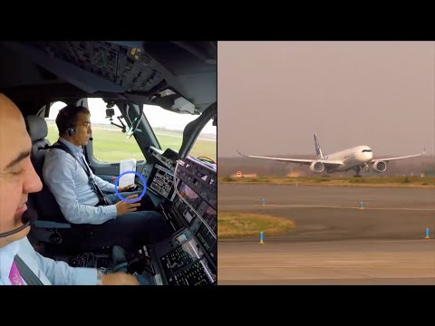 L’Airbus decolla da solo: lo stupore in cabina