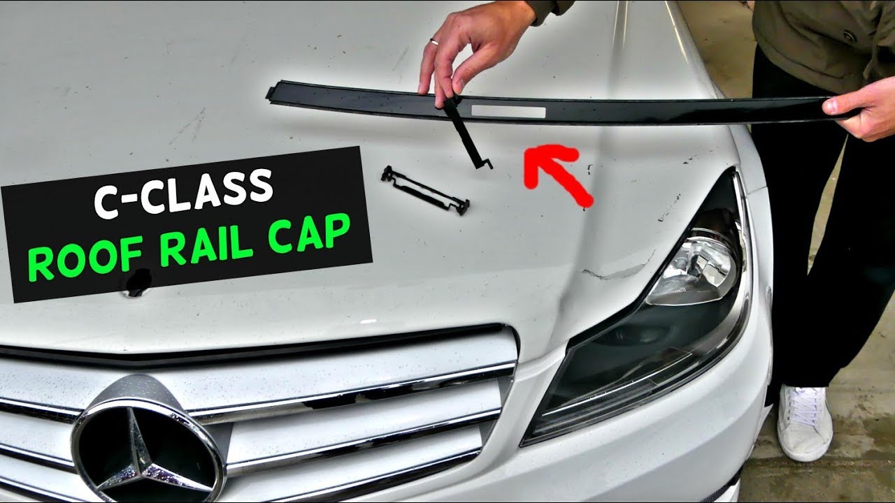 MERCEDES W204 ROOF RACK RAIL LID COVER REPLACEMENT C250 C300 C350 C200 C220 C260 C280