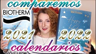 Calendario Biotherm 2022 Lo comparamos con el calendario del año pasado! #biotherm #skincarecalendar