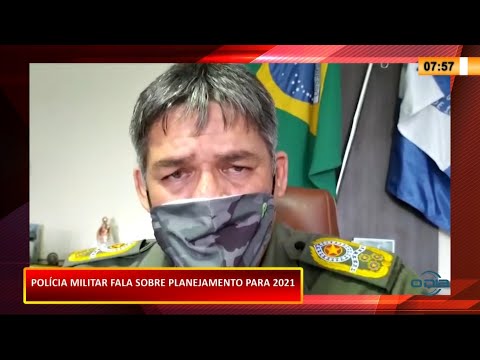 Coronel Lindomar Castilho fala sobre o planejamento da Polícia Militar para este ano 20 01 2021