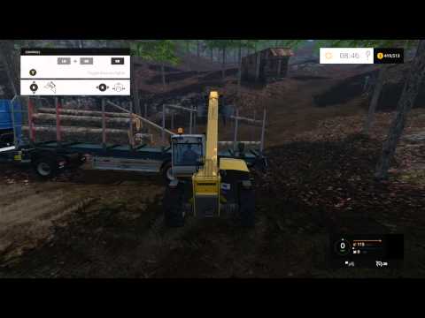 Farming Simulator 15 loading logs ep1