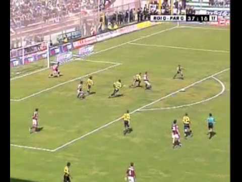 Reggina-Parma 2-0 Stagione 2000/2001, giornata n 30, Vantaggio di Bernini, primo gol in A per lui