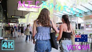 Melbourne CBD Streets Unveiled | 2024 CBD Stroll | 4K
