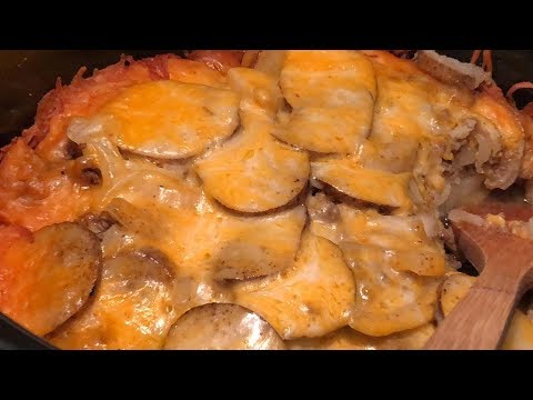 Crockpot Beef & Potato Au Gratin | Southern Sassy Mama