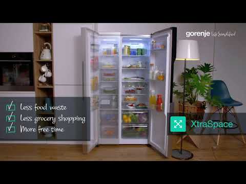 Dviduris šaldytuvas Gorenje NRS8182KX video