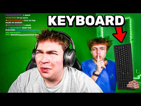 trolling STEAK with a WIRELESS KEYBOARD..