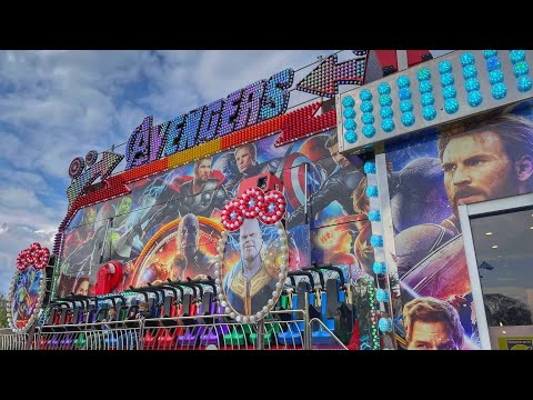 Roses Fun Fair Putney Common Vlog - BRAND NEW AVENGERS MIAMI RIDE!  May Bank Holiday 2021