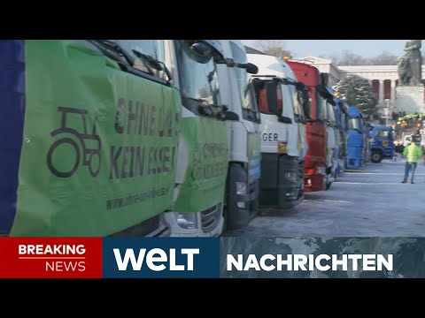 DEUTSCHLAND: Widerstand gegen Ampel geht weiter! Bauern protestieren bundesweit | WELT STREAM