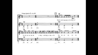 King’s Singers | Blackbird (with score)