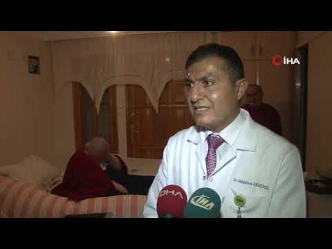 Evden çıkamayan 172 kiloluk kadına 10 doktordan yardım eli