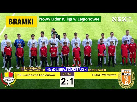 tv.nsk.pl [bramki] KS Legionovia Legionowo - Hutnik Warszawa 2:1 (0:0) 2025-10-04 15:00 4L-10