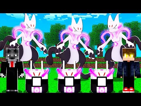 LUCKY PIXELMON MEWTHREE LENDÁRIA NOVA - MINECRAFT PIXELMON MOD