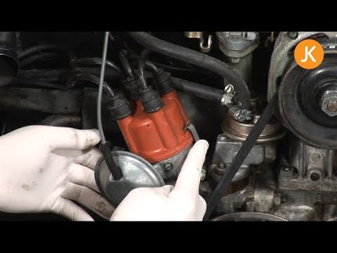 How to replace the distributor cap and rotor arm on a VW