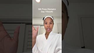 Results from Day 1 at the Olympics #silkpress #naturalhair