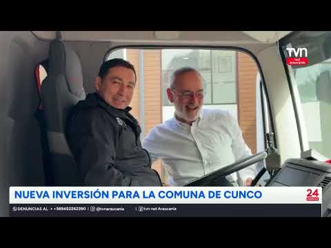 Cunco refuerza su conectividad con nuevos camiones tolva financiados por el Gobierno Regional