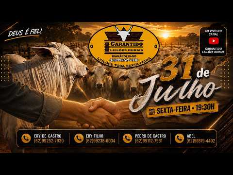 GARANTIDO LEILÕES RURAIS - RIANÁPOLIS-GO