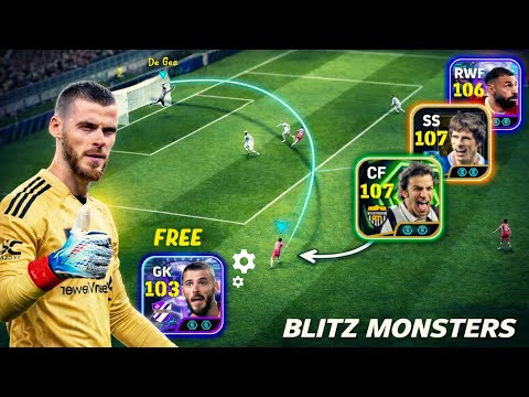 BLITZ MONSTERS UNABLE TO BREAK THE [NEW FREE] SHOWTIME DE GEA…🧤| Efootball 2026🔥