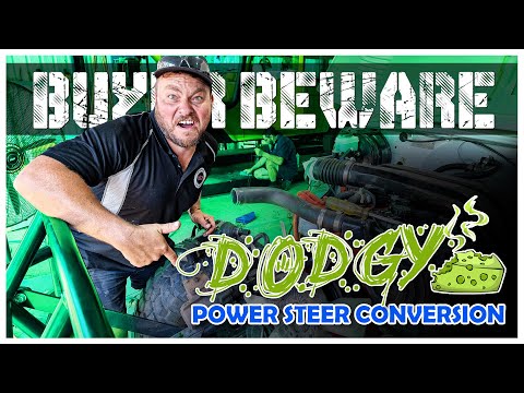 MRLC Tech Tips: 40 Series Power Steering Conversion - THE WRONG WAY.