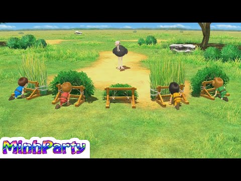 Wii Party U Minigames Gameplay Battle of the Minigames #25 @MINH PARTY U
