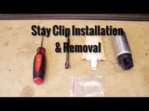 Fuel Pump Stay Clip Install and Removal