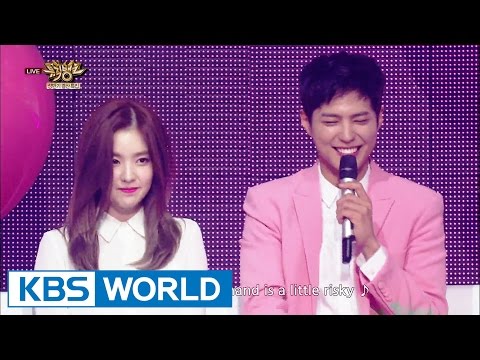 Park Bo Gum & IRENE - 45.7cm [Music Bank Goodbye MC Special / 2016.06.24]