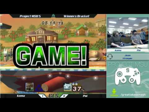 Project MSU 5 Bracket - Kuma (Ganondorf) vs. Poi (Ivysaur)