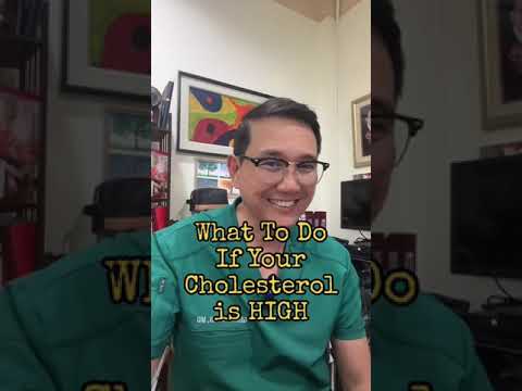 What To Do If Your Cholesterol is HIGH #cholesterol #heartdisease #lifestyle #docgerrytan