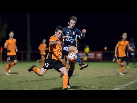 NPL QLD 2016 Round 15 - Brisbane Roar Youth vs Olympic FC Highlights